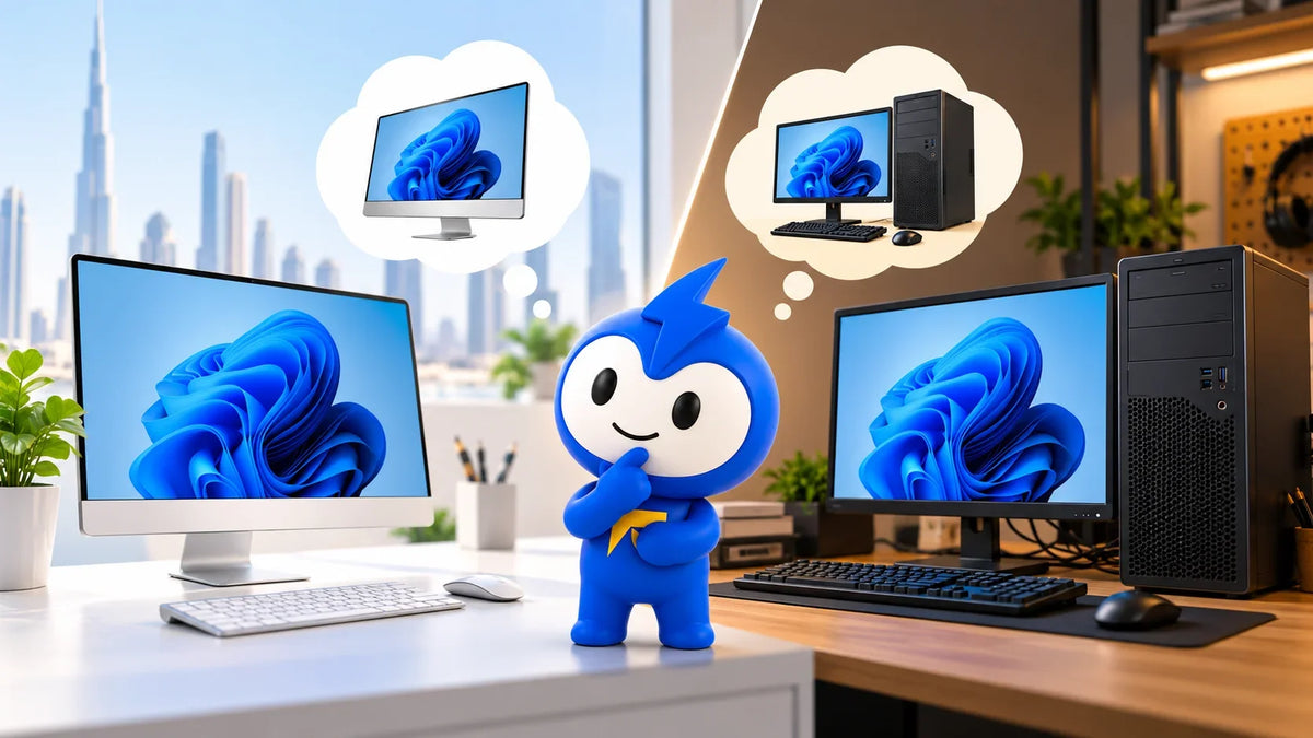 All in One PC vs Normal PC: Which Is Better for Your Desk in the UAE?